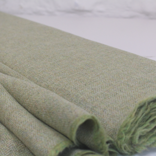 Light Avocado Green Herringbone – From The Mills